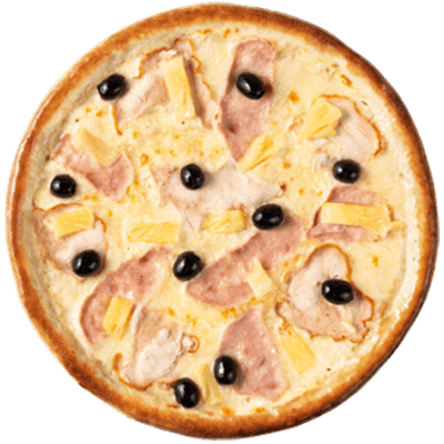 Пицца с ананасами